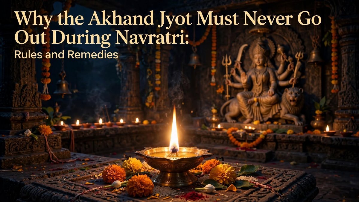 Why the Akhand Jyot Must Never Go Out During Navratri: Rules and Remedies