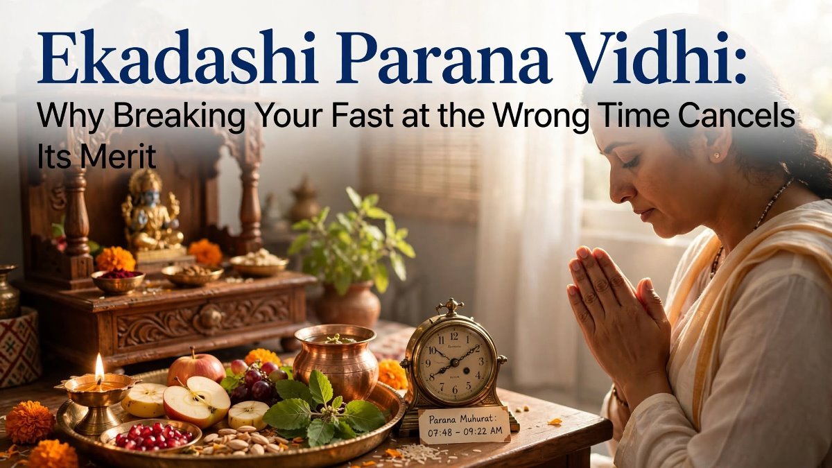 Ekadashi Parana Vidhi: Why Breaking Your Fast at the Wrong Time Cancels Its Merit