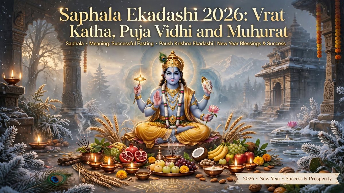 Saphala Ekadashi 2026: Date, Vrat Katha, Puja Vidhi & Muhurat