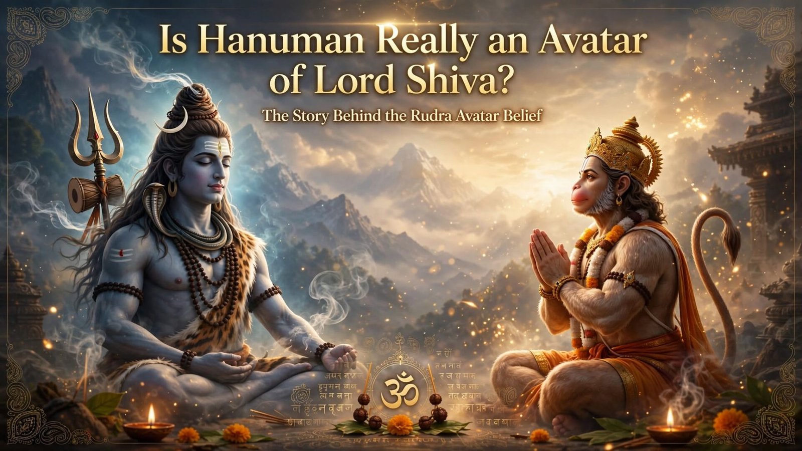 Is Hanuman Really an Avatar of Lord Shiva? The Story Behind the Rudra Avatar Belief